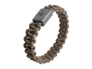 Harald rope bracelet 10mm w/ magnetic lock iced